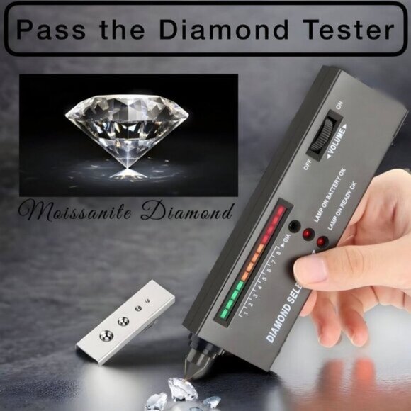 3ct Pink Moissanite ✦ Halo Pendant Necklace ✦ 925 Silver 14K Gold Overlay 18" - Picture 10 of 13